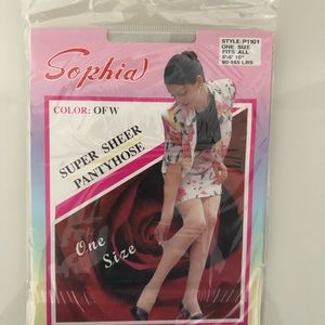(NWT) Super Sheet Pantyhose